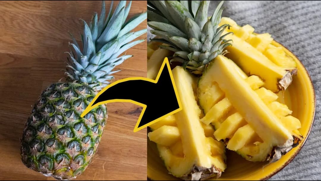 Jak pokroić ananasa na stół, aby zachwycić gości i podkreślić smak