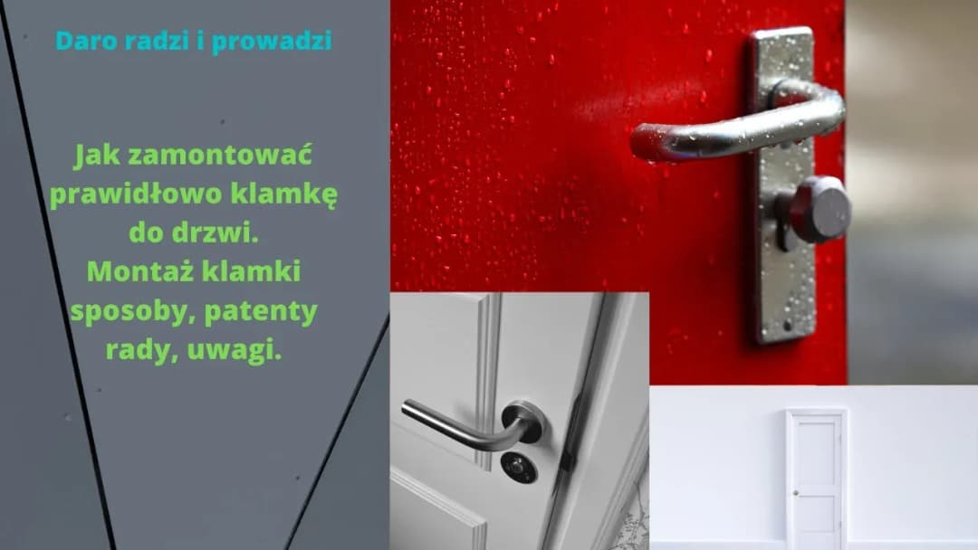Jak zamontować klamkę do drzwi łazienkowych bez błędów i frustracji